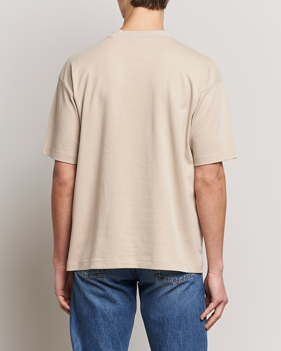 Herre | T-Shirts | Drôle de Monsieur | Classic NFPM T-Shirt Beige