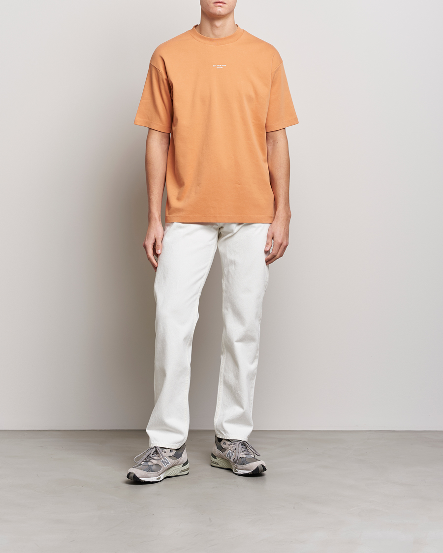 Herre | T-Shirts | Drôle de Monsieur | Classic NFPM T-Shirt Peach