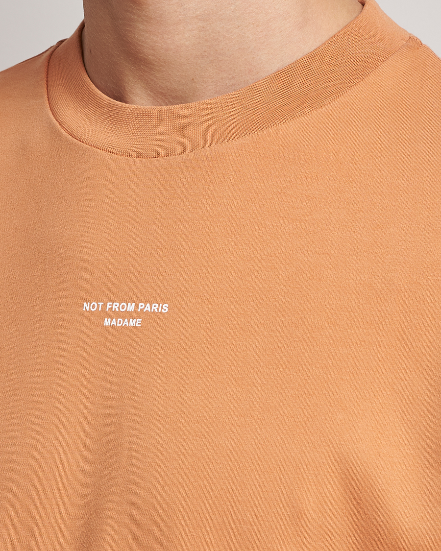 Herre | T-Shirts | Drôle de Monsieur | Classic NFPM T-Shirt Peach