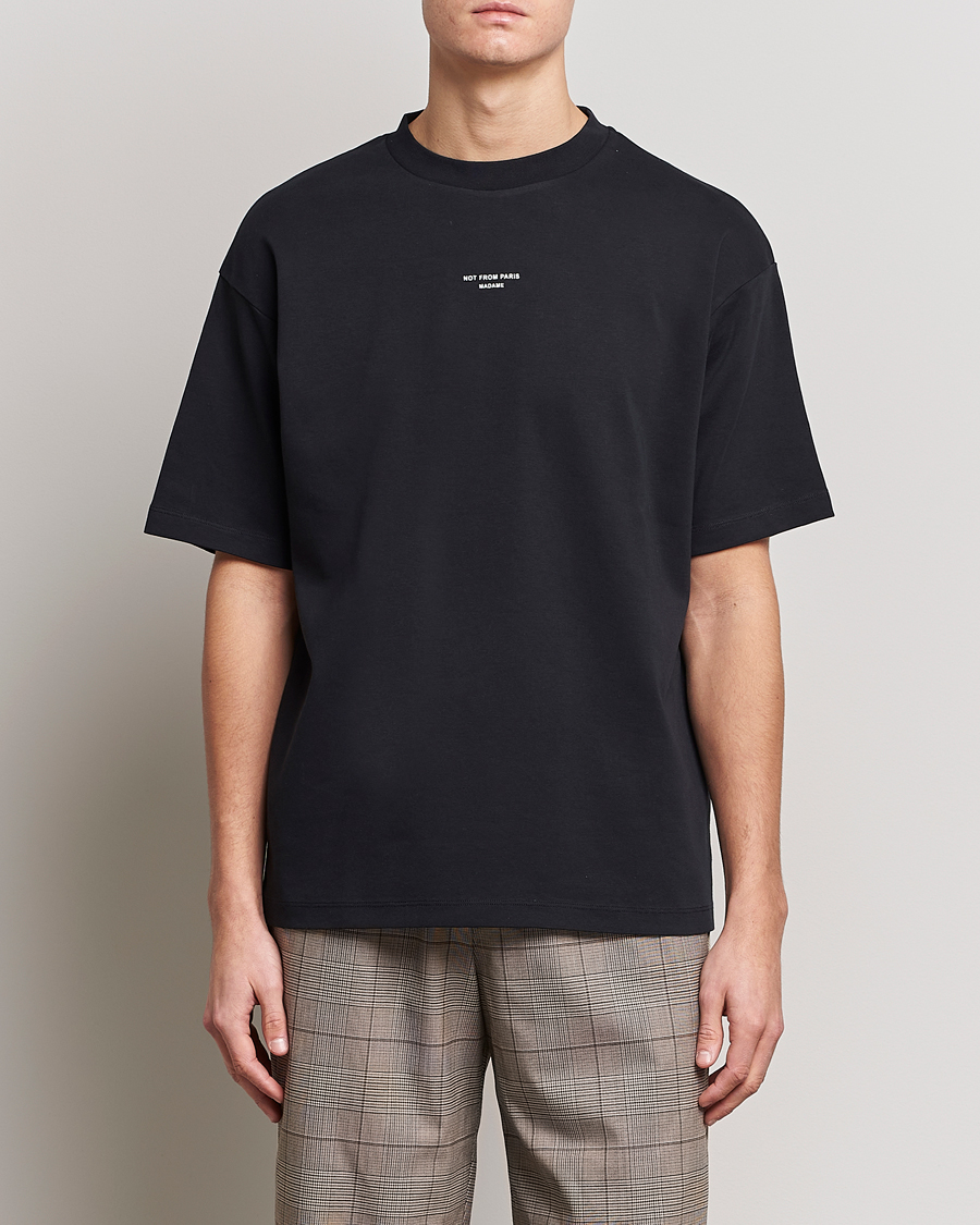 Herre | Sorte t-shirts | Drôle de Monsieur | Classic NFPM T-Shirt Black