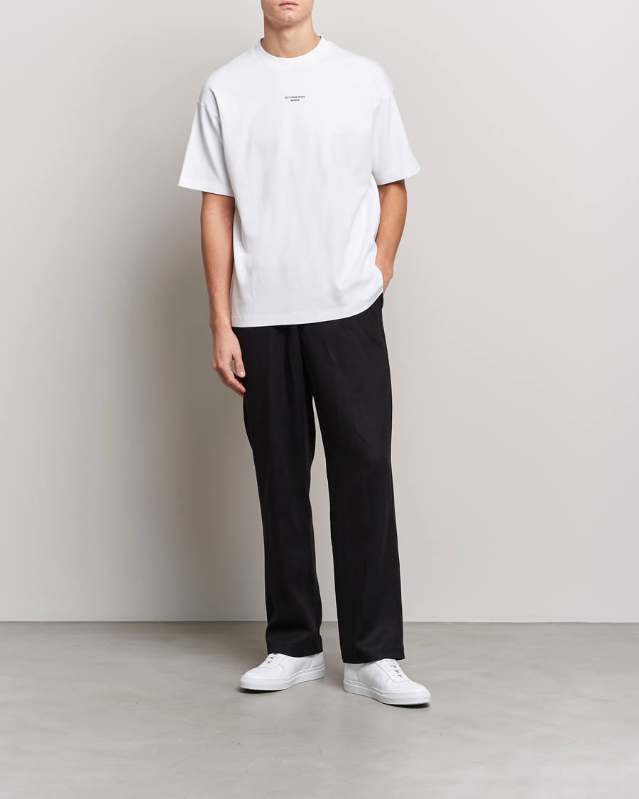 Herre | T-Shirts | Drôle de Monsieur | Classic NFPM T-Shirt White