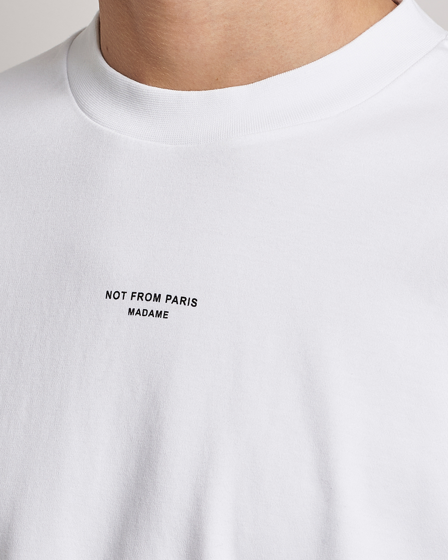 Herre | T-Shirts | Drôle de Monsieur | Classic NFPM T-Shirt White