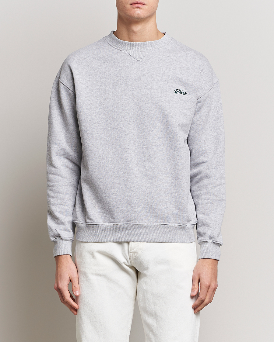Herre | Trøjer | Drôle de Monsieur | Signature Sweatshirt Light Grey