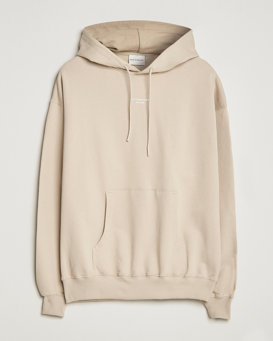 Herre | Trøjer | Drôle de Monsieur | Classic NFPM Hoodie Beige