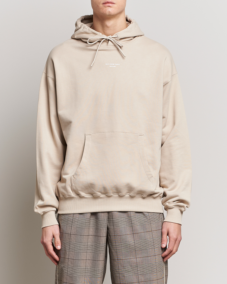 Herre | Trøjer | Drôle de Monsieur | Classic NFPM Hoodie Beige