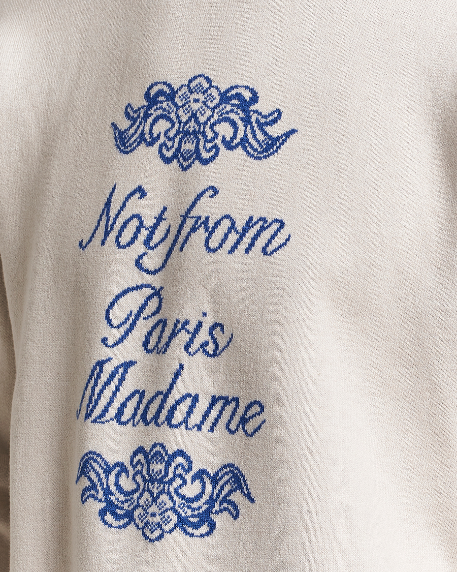 Herre | Trøjer | Drôle de Monsieur | Ornaments Jacquard Sweater Beige