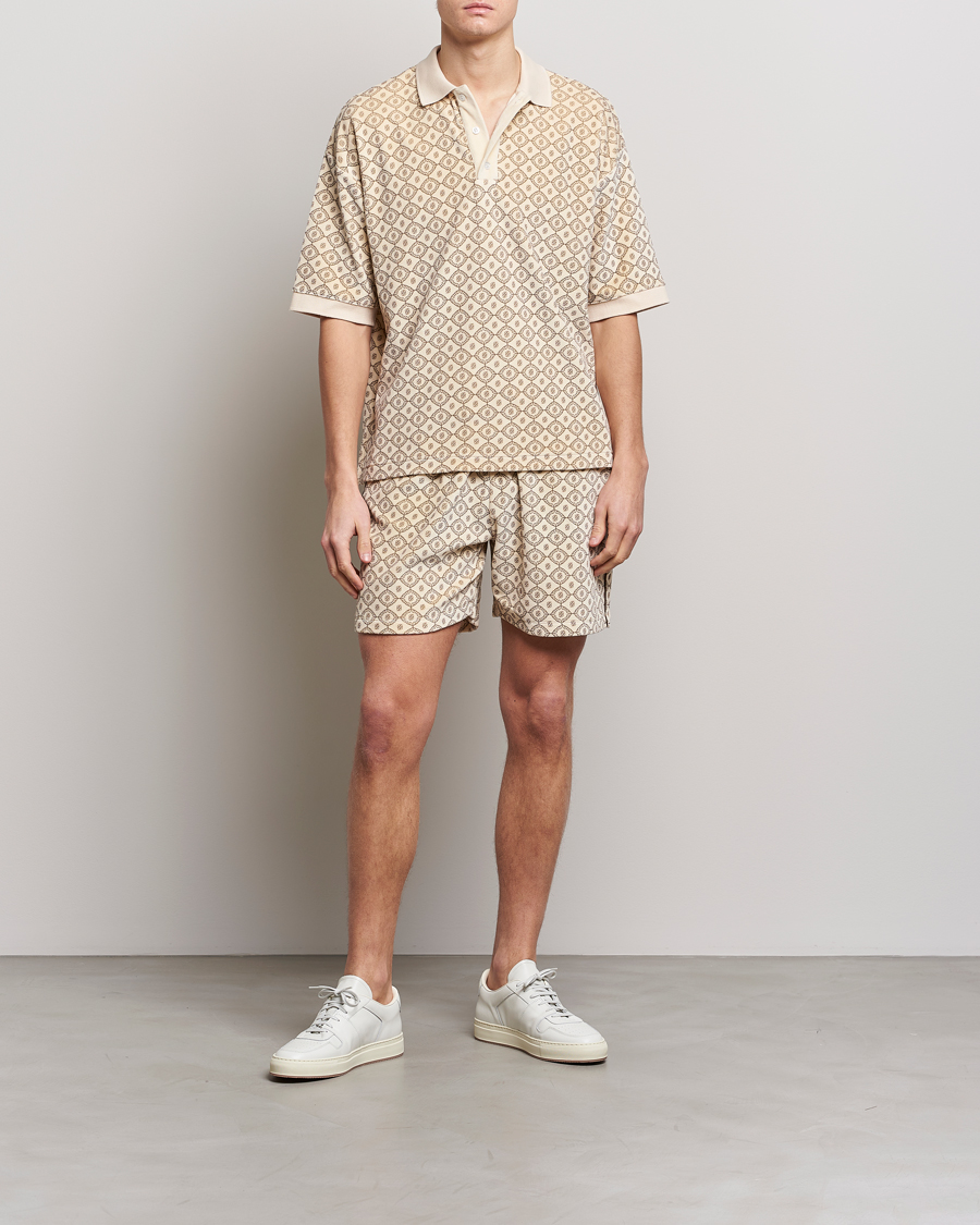 Herre | Polotrøjer | Drôle de Monsieur | Monogram Terry Polo Off White