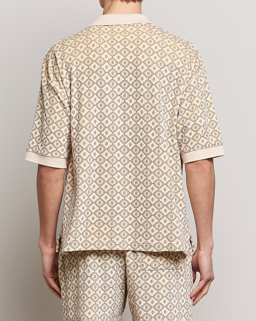 Herre | Polotrøjer | Drôle de Monsieur | Monogram Terry Polo Off White
