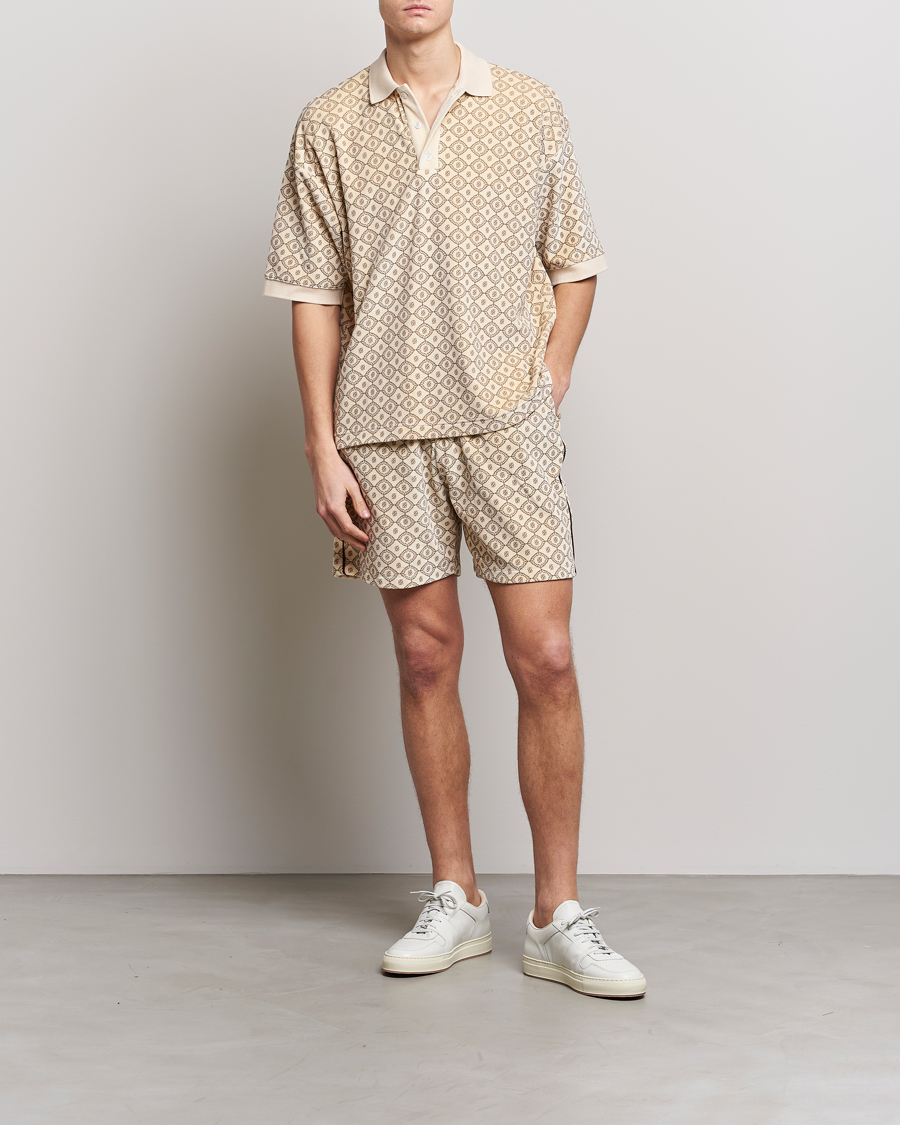 Herre | Shorts | Drôle de Monsieur | Monogram Terry Shorts Off White