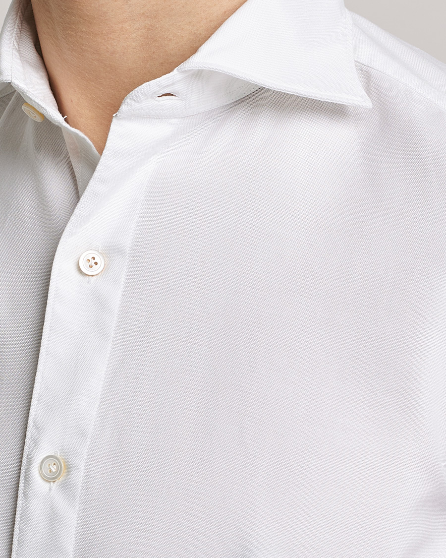 Herre | Skjorter | Finamore Napoli | Tokyo Slim Chambray Shirt White