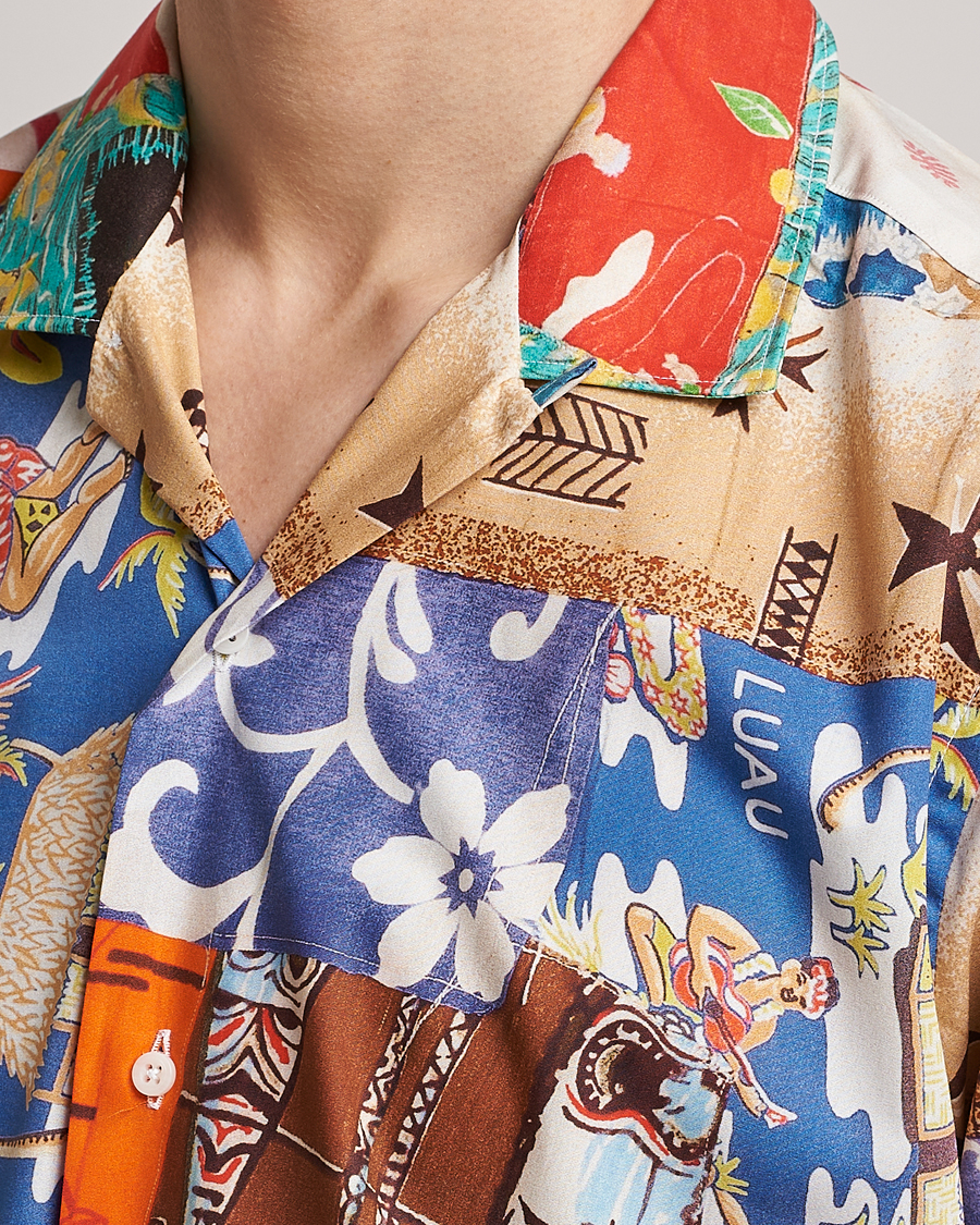 Herre | Skjorter | Gitman Vintage | Aloha Quilt Camp Shirt Multicolor