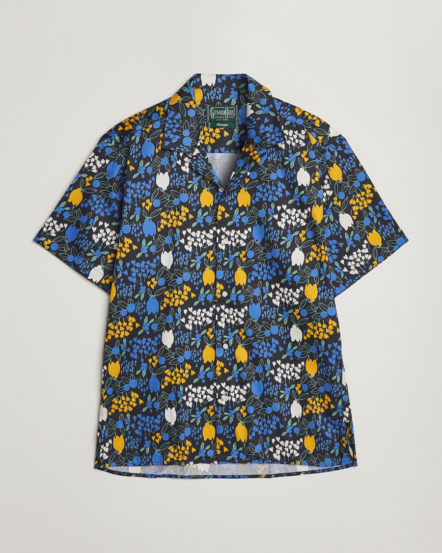 En effektiv Blitz Har råd til Gitman Vintage Tulip Fields Camp Shirt Blue - CareOfCarl.dk