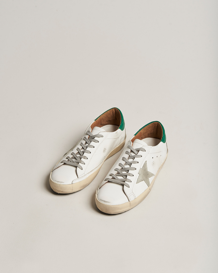 Herre | Hvide sneakers | Golden Goose Deluxe Brand | Super-Star Sneakers White/Green