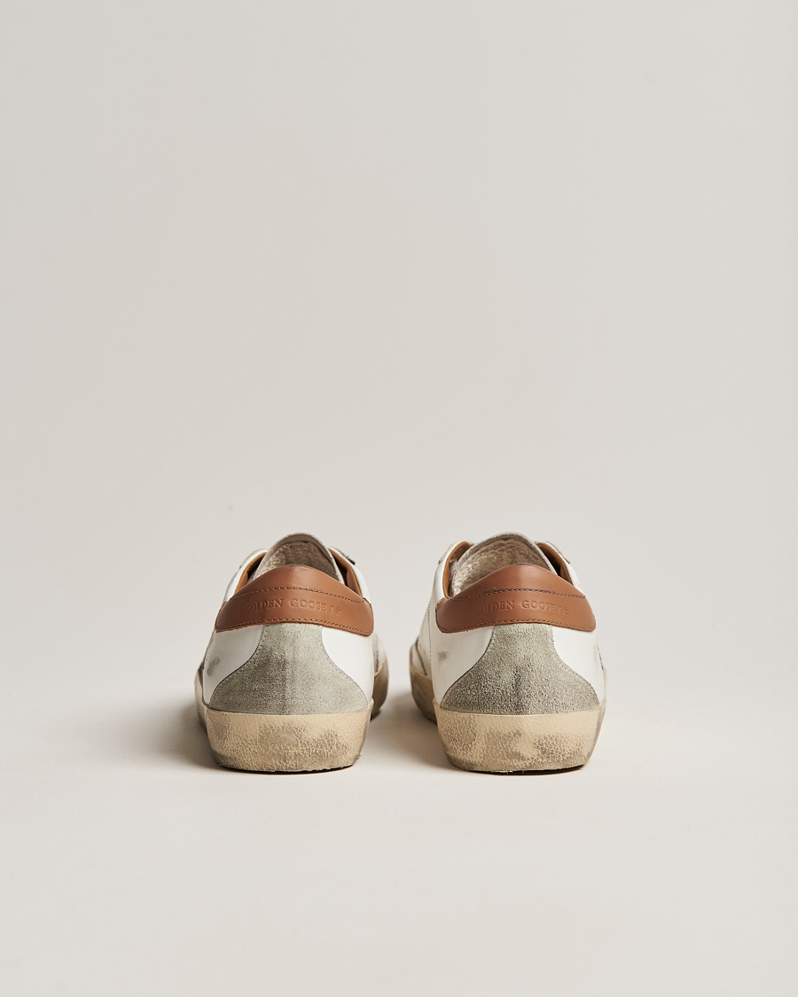 Herre | Golden Goose Deluxe Brand Super-Star Sneakers White/Brown | Golden Goose | Deluxe Brand Super-Star Sneakers White/Brown