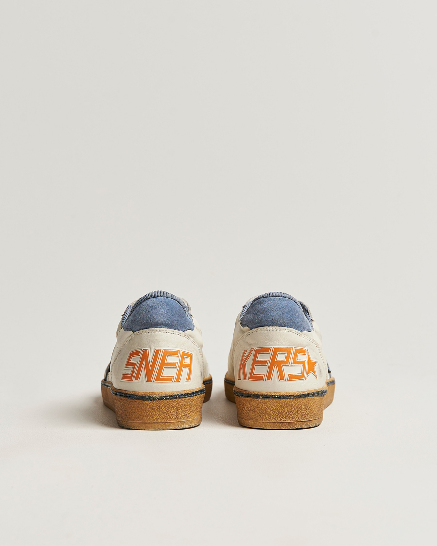 Herre | Golden Goose Deluxe Brand Ball Star Sneakers White/Powder Blue | Golden Goose | Deluxe Brand Ball Star Sneakers White/Powder Blue