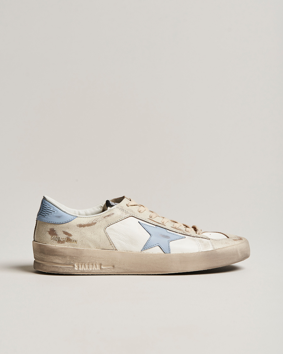 Herre | Golden Goose Deluxe Brand Star Dan Sneakers White/Blue | Golden Goose | Deluxe Brand Star Dan Sneakers White/Blue