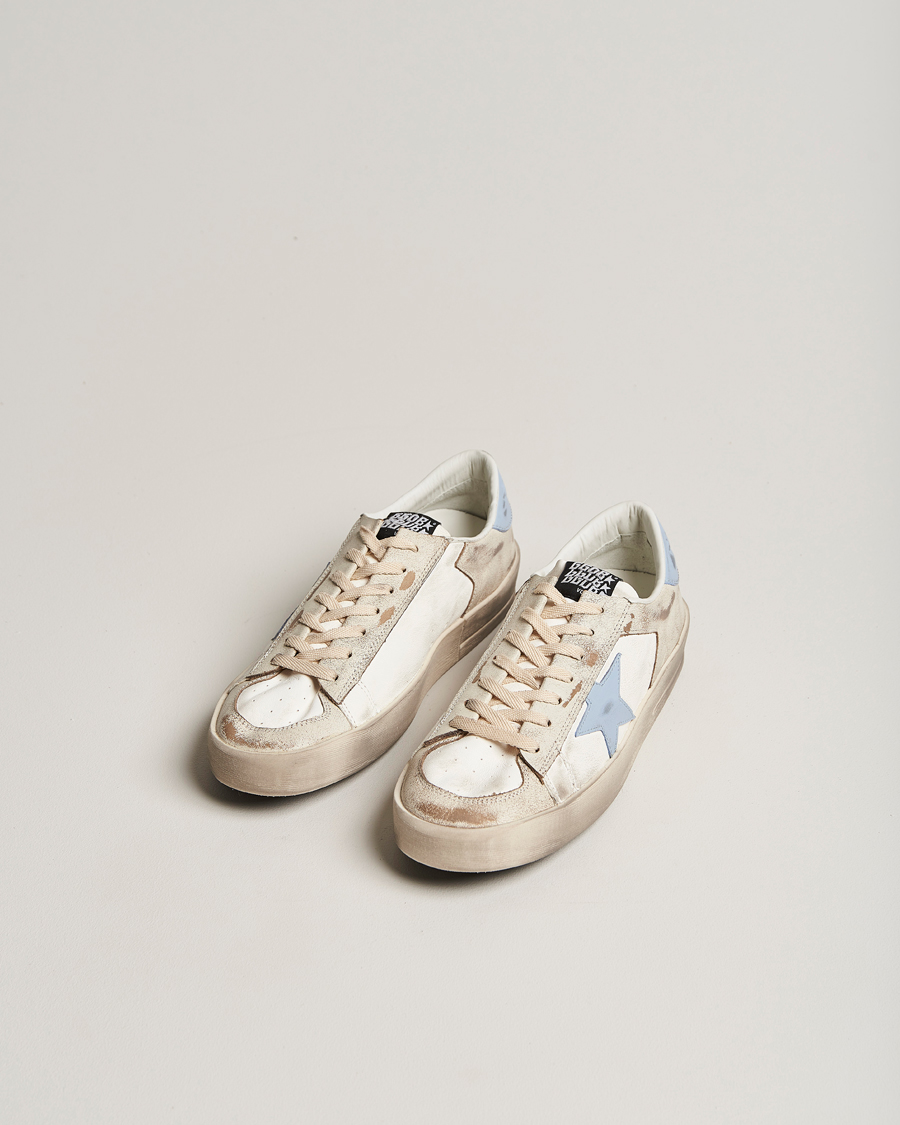 Herre |  | Golden Goose Deluxe Brand | Star Dan Sneakers White/Blue 