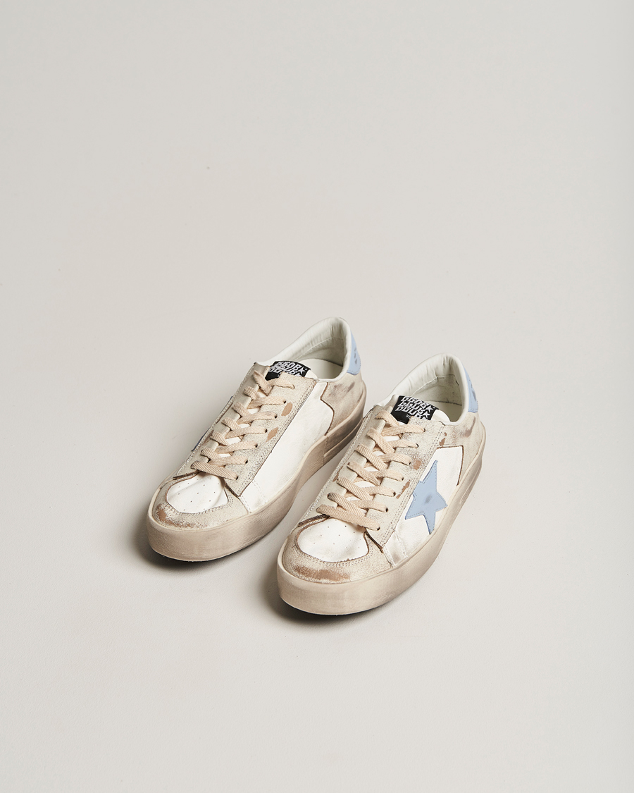 Herre | Golden Goose Deluxe Brand Star Dan Sneakers White/Blue | Golden Goose | Deluxe Brand Star Dan Sneakers White/Blue