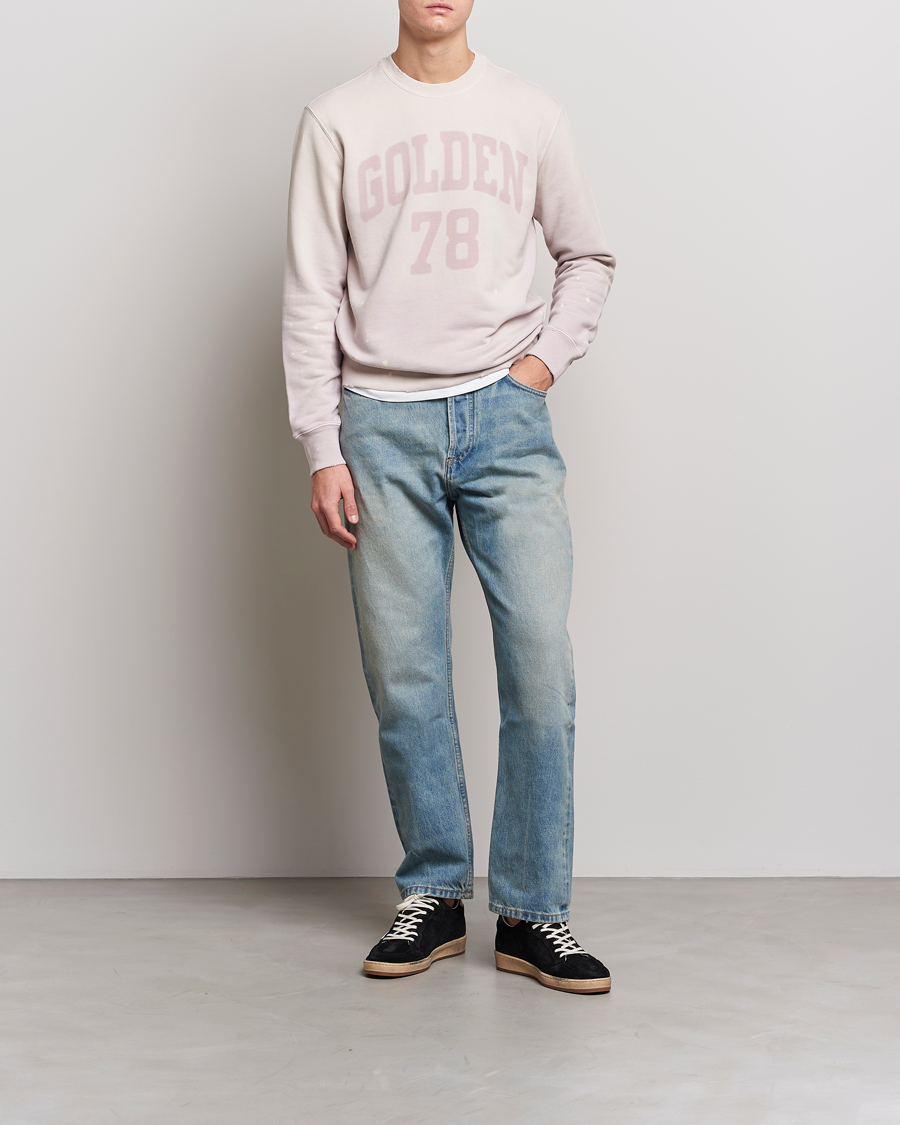 Herre | Trøjer | Golden Goose | Deluxe Brand 78 Cotton Fleece Sweatshirt Shadow Grey