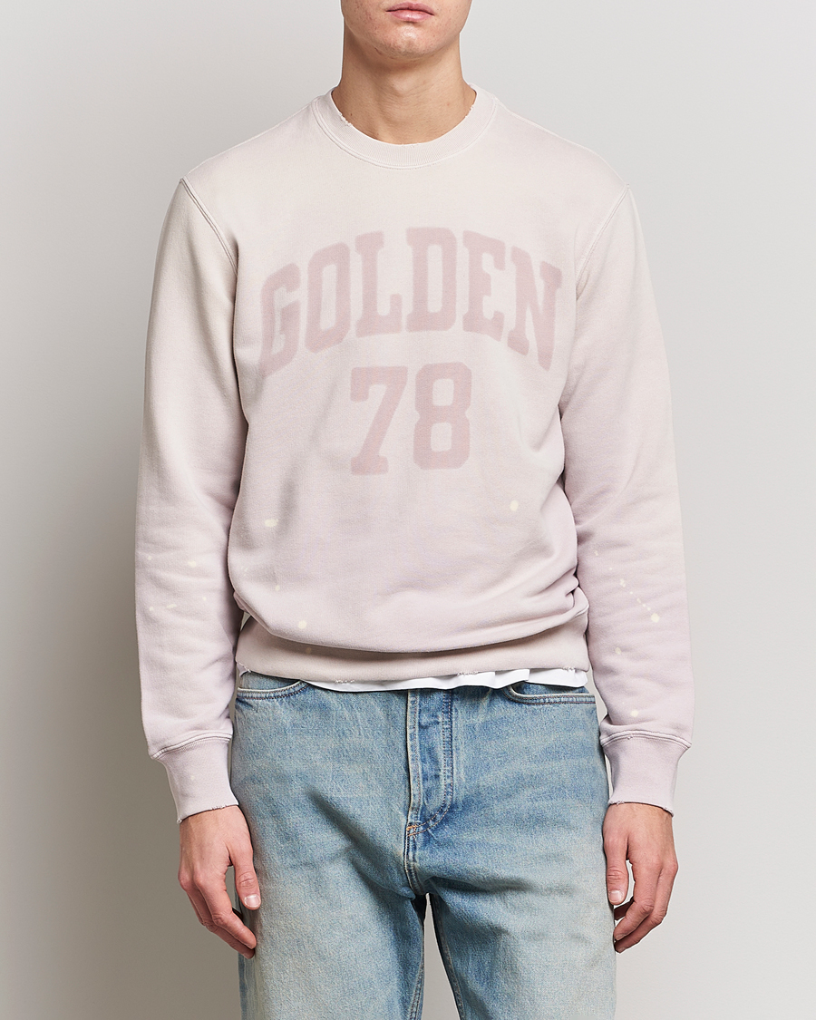 Herre | Grå sweatshirts | Golden Goose Deluxe Brand | 78 Cotton Fleece Sweatshirt Shadow Grey