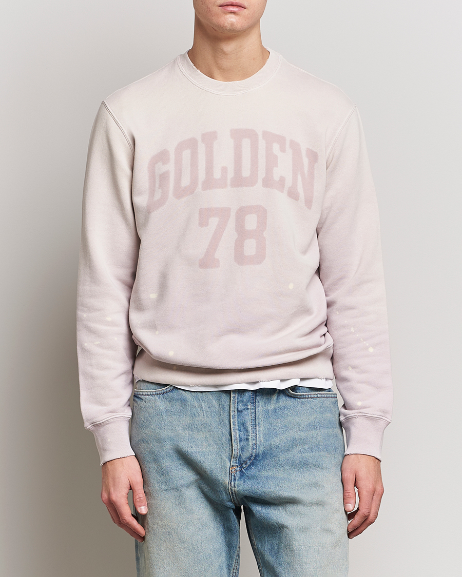 Herre | Trøjer | Golden Goose | Deluxe Brand 78 Cotton Fleece Sweatshirt Shadow Grey