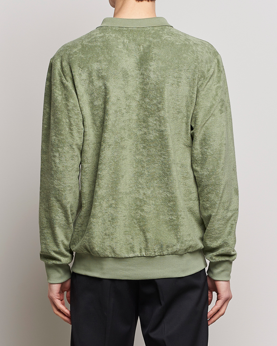 Herre | Trøjer | Howlin' | Long Sleeve Terry Polo Agave