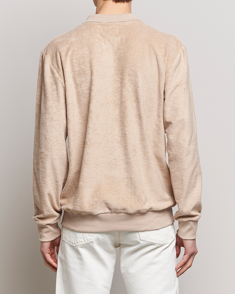 Herre | Trøjer | Howlin' | Long Sleeve Terry Polo Cashew