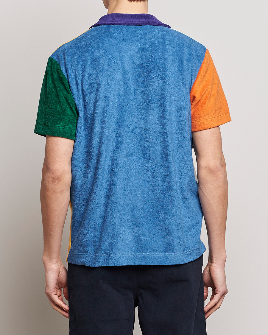 Herre | Skjorter | Howlin' | Short Sleeve Color Block Terry Shirt Butter In The Sun