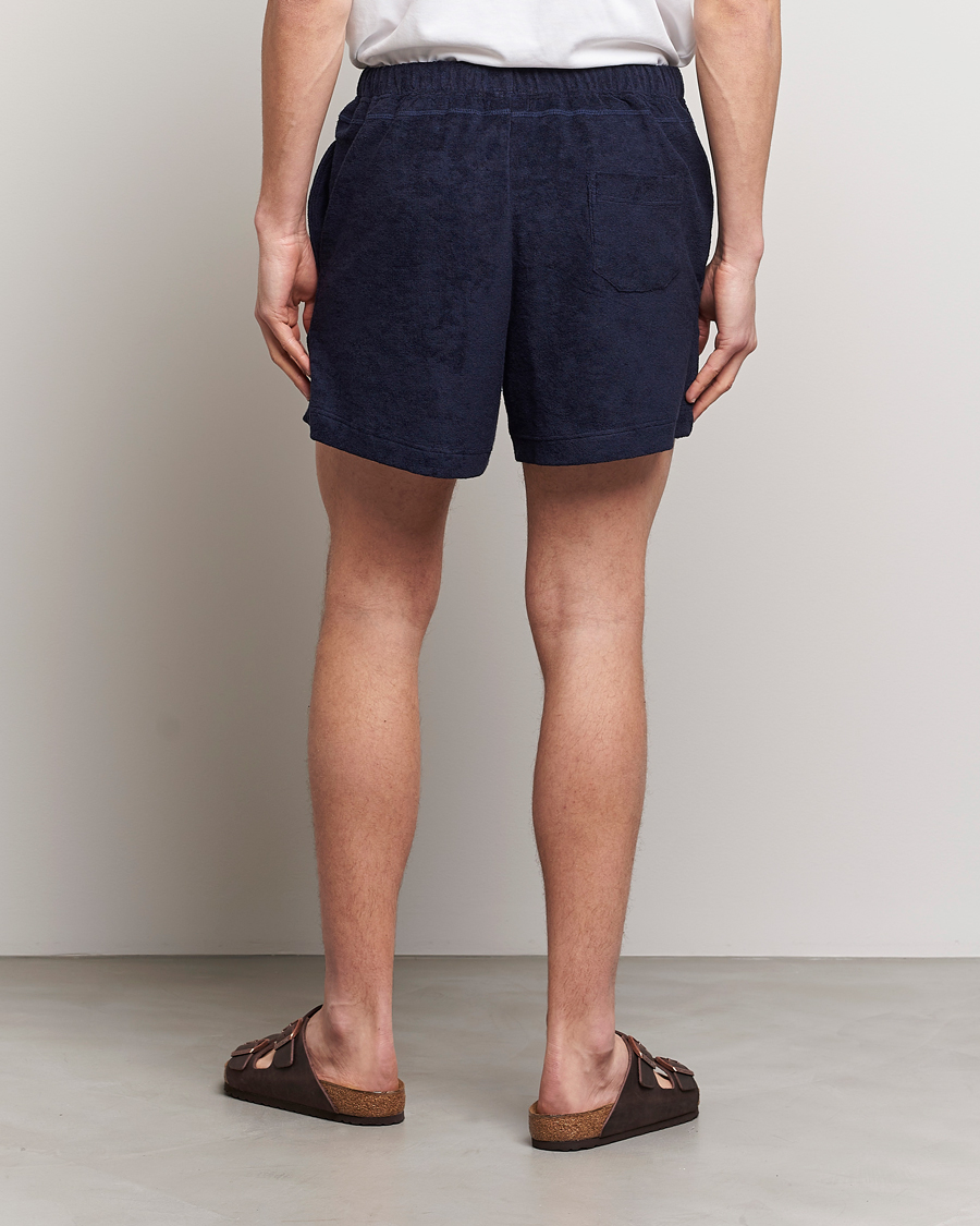 Herre | Shorts | Howlin' | Cotton Blend Terry Shorts Navy