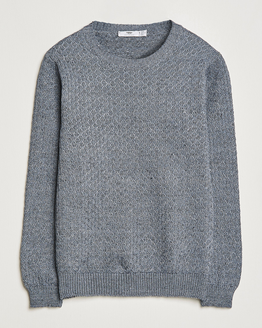 Herre | Trøjer | Inis Meáin | Fishnet Linen Sweater Stone