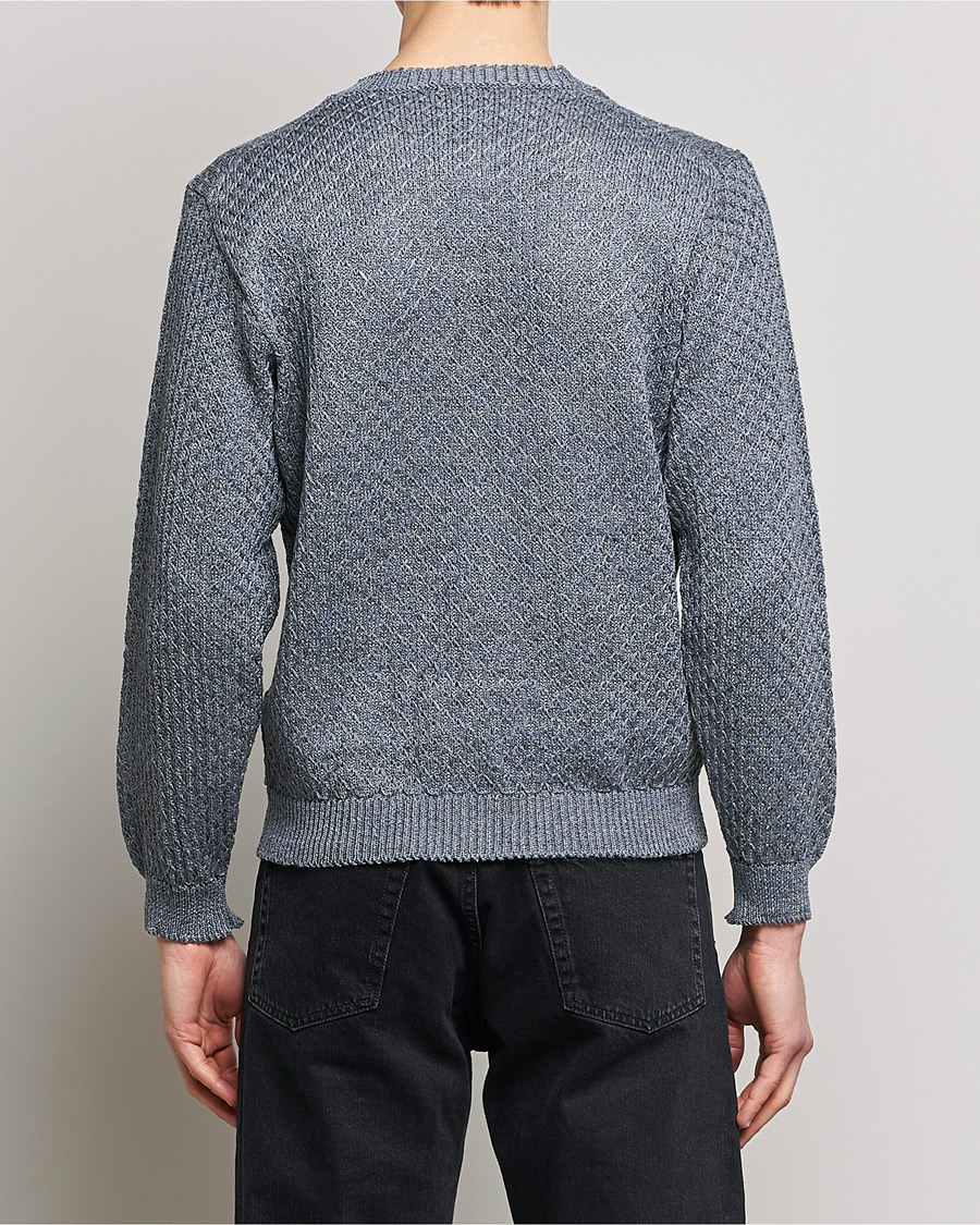 Herre | Trøjer | Inis Meáin | Fishnet Linen Sweater Stone