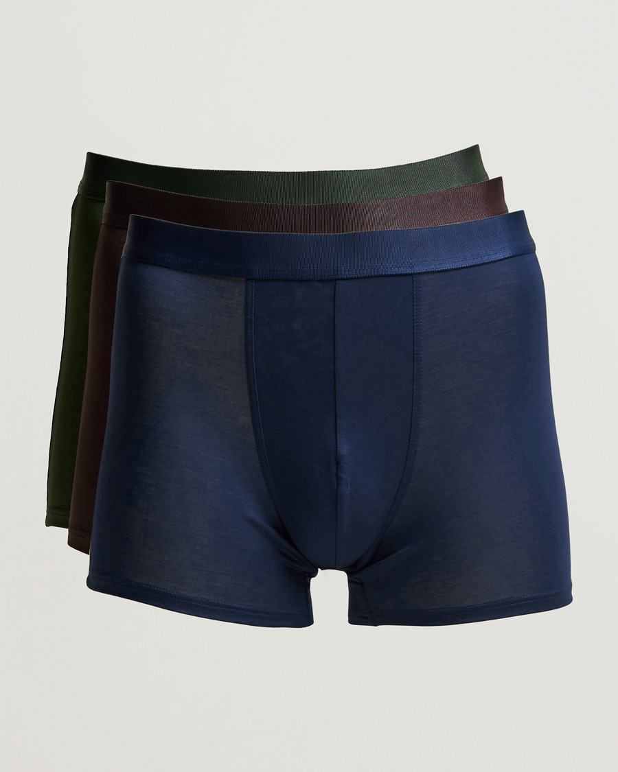 Herre | Undertøj | CDLP | 3-Pack Boxer Brief Navy/Army/Brown