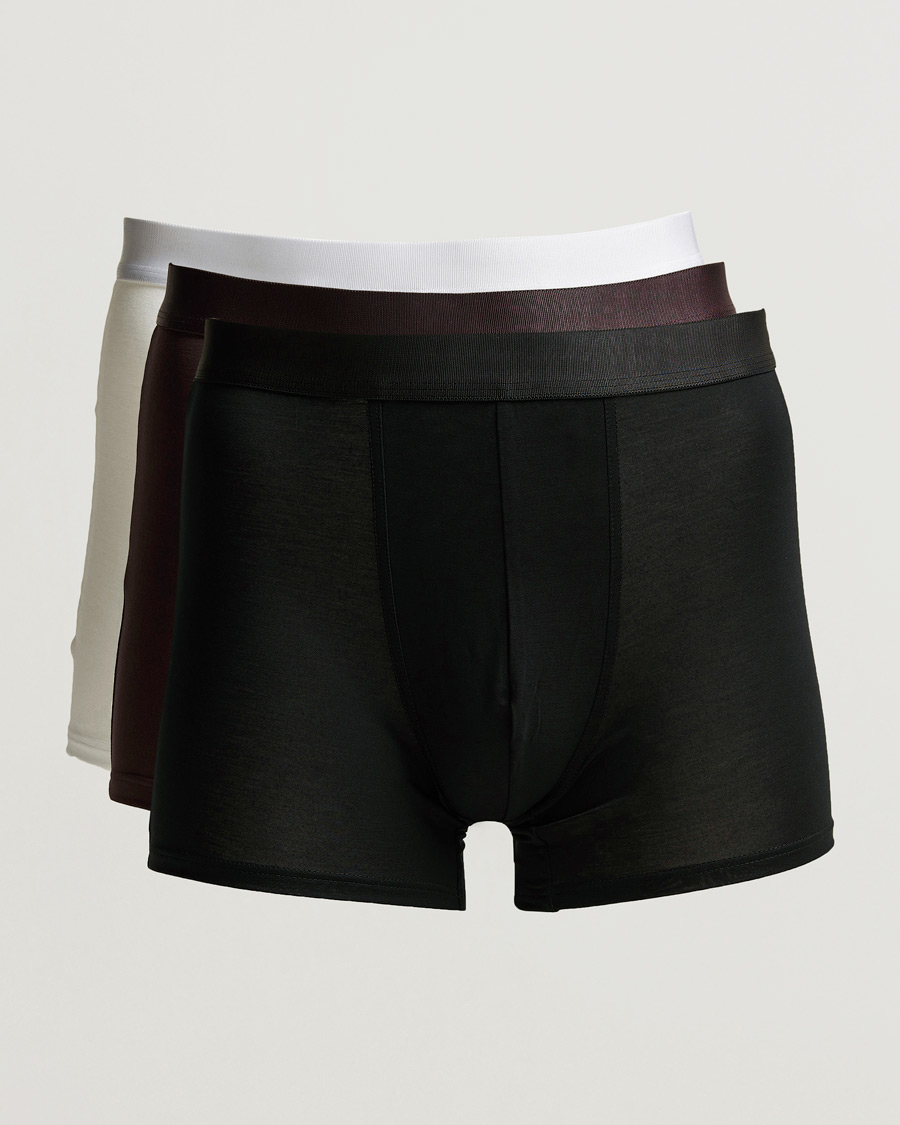 Herre | Undertøj | CDLP | 3-Pack Boxer Brief Black/White/Brown