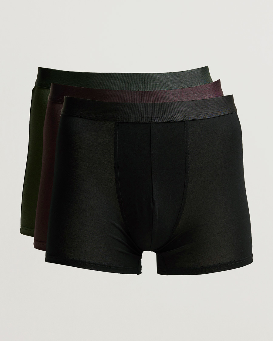 Herre | Undertøj | CDLP | 3-Pack Boxer Brief Black/Army/Brown