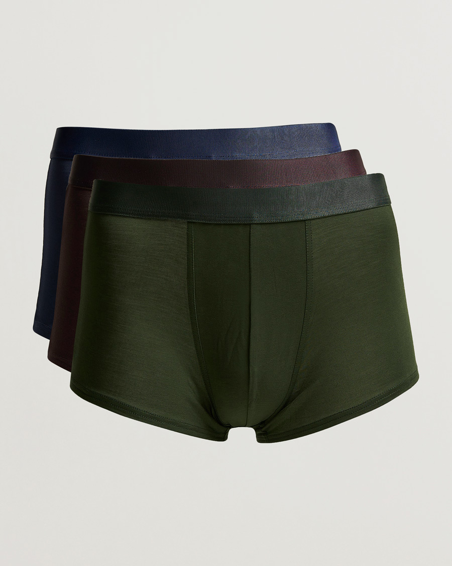 Herre | Undertøj | CDLP | 3-Pack Boxer Trunk Navy/Army/Brown