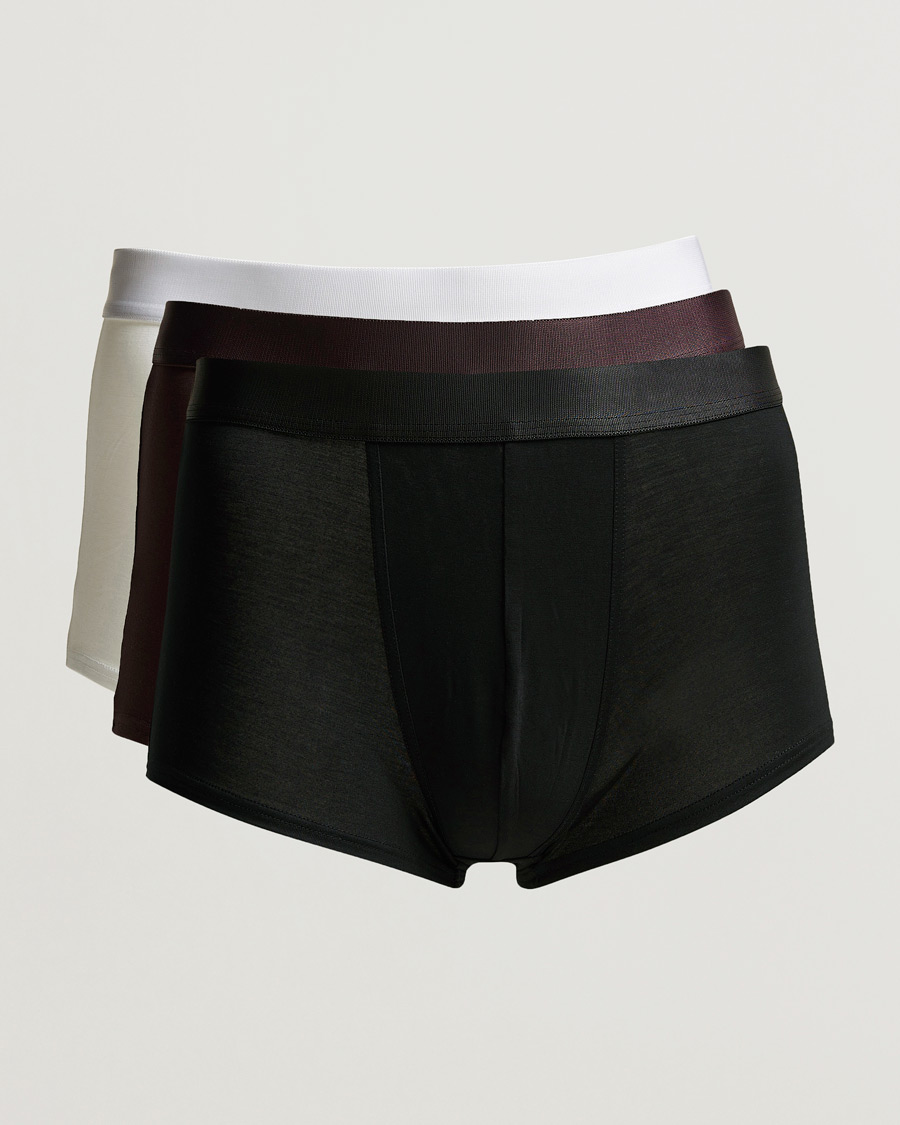 Herre | Undertøj | CDLP | 3-Pack Boxer Trunk Black/White/Brown