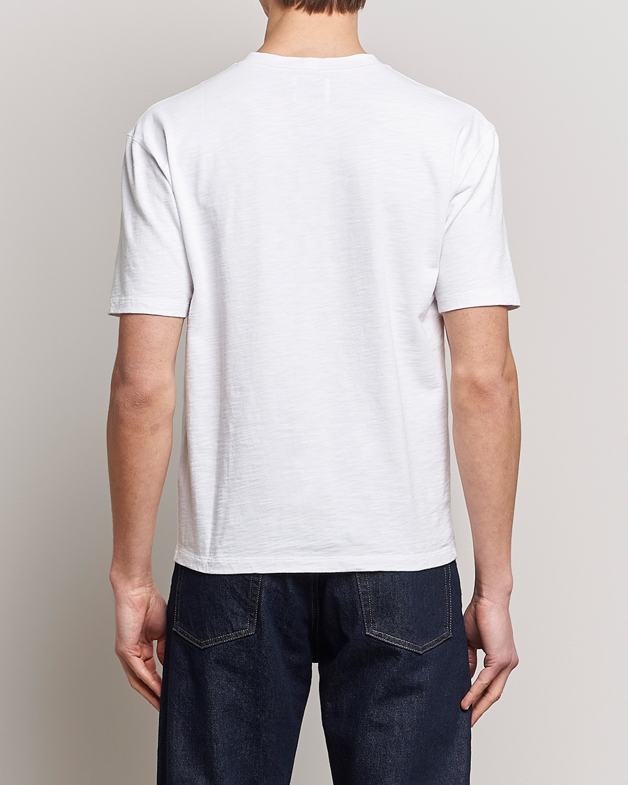 Herre | T-Shirts | Drake's | Cotton Pocket T-Shirt White