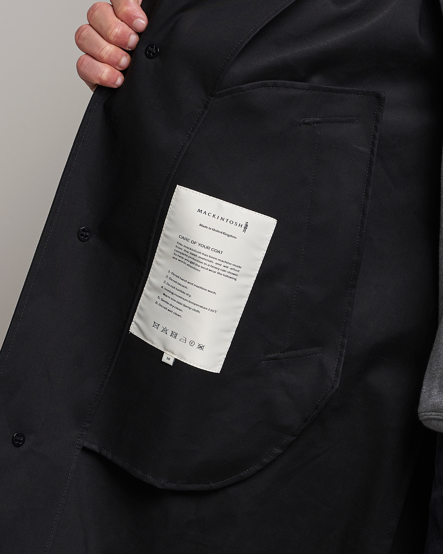 Herre | Jakker | Mackintosh | Wolfson Rain Coat Black