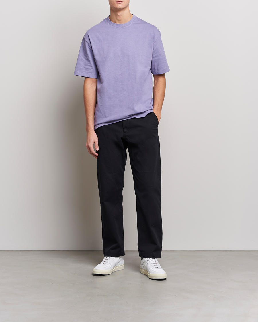 Herre | T-Shirts | Massimo Alba | Nevis Short Sleeve T-Shirt Iris