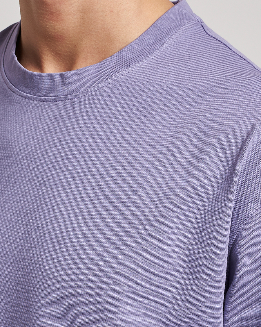 Herre | T-Shirts | Massimo Alba | Nevis Short Sleeve T-Shirt Iris