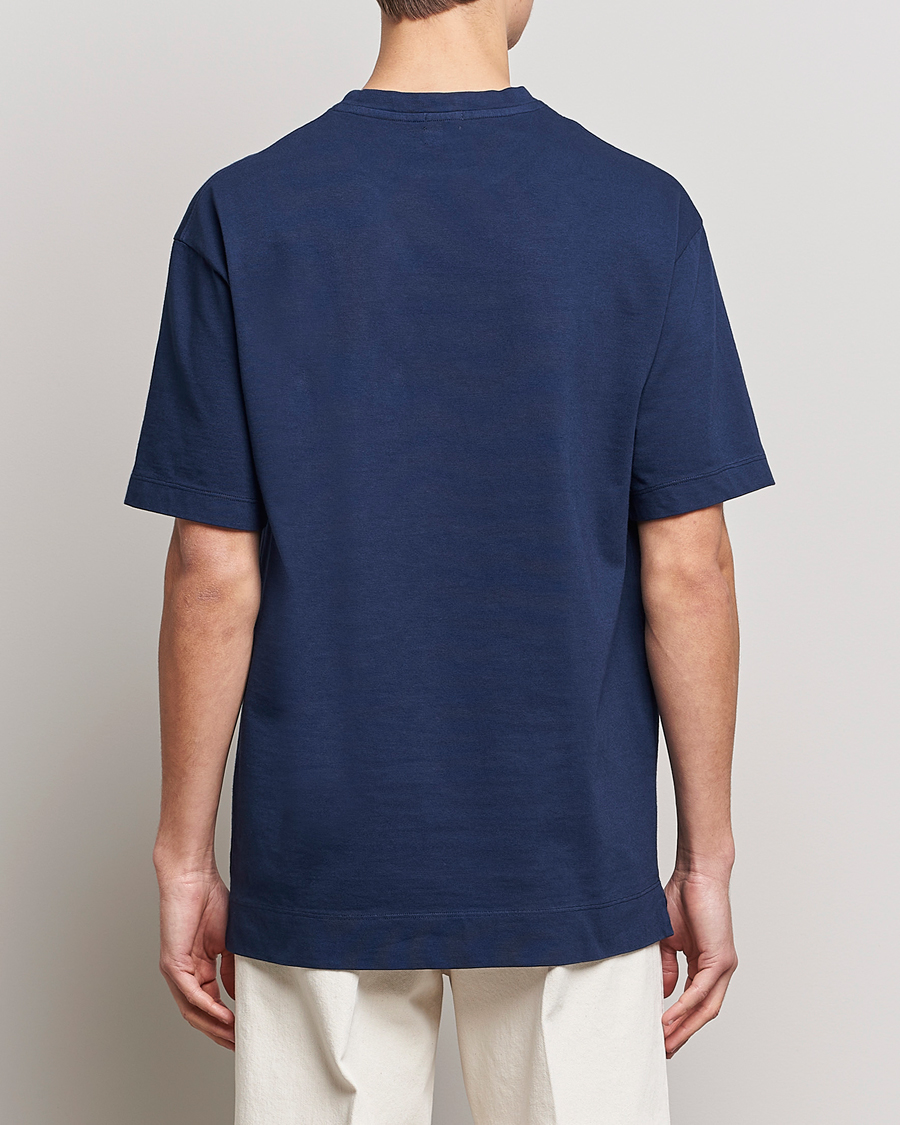 Herre | T-Shirts | Massimo Alba | Nevis Short Sleeve T-Shirt Navy