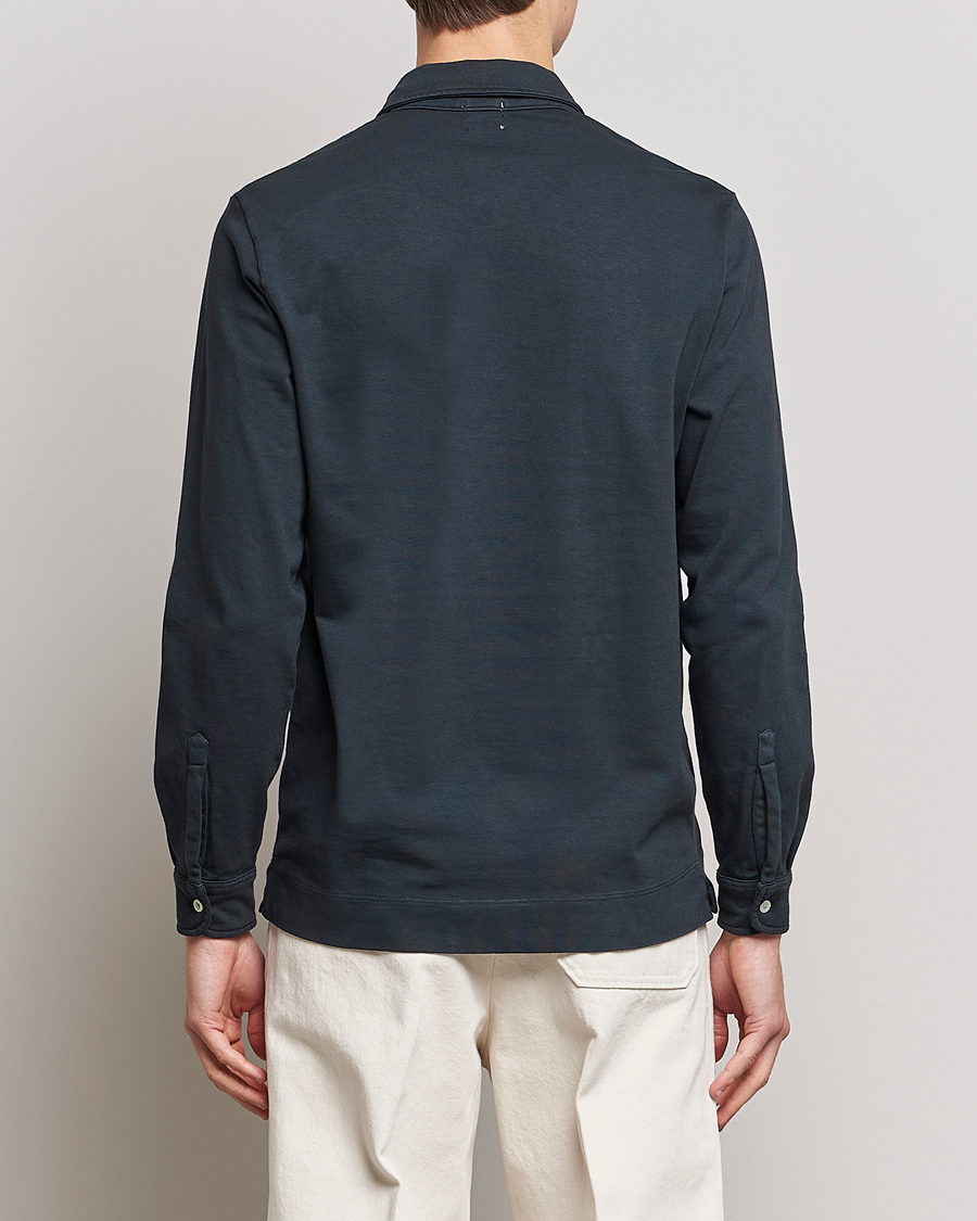 Herre | Trøjer | Massimo Alba | Ischia Long Sleeve Cotton Polo Washed Black