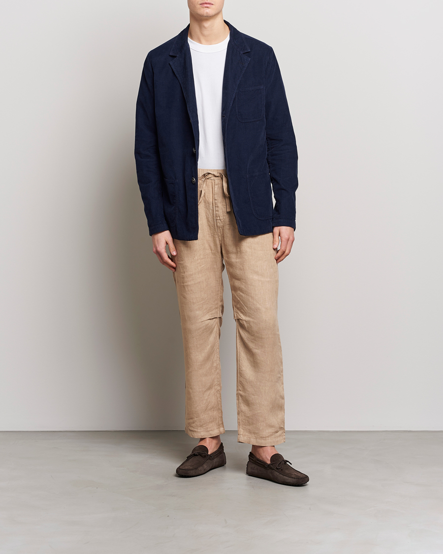 Herre | Blazere & jakker | Massimo Alba | Baglietto Baby Corduroy Jacket Navy