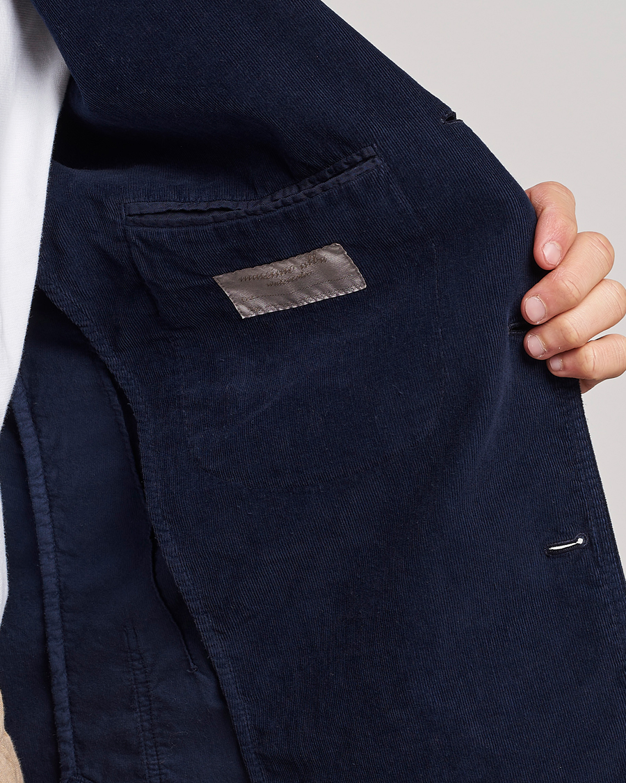 Herre | Blazere & jakker | Massimo Alba | Baglietto Baby Corduroy Jacket Navy