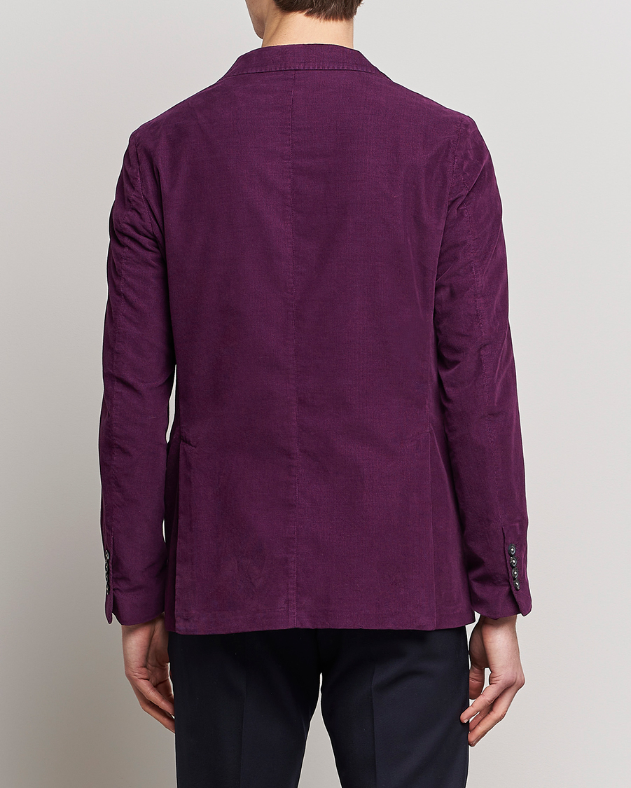 Herre | Blazere & jakker | Massimo Alba | Baby Corduroy Blazer Plum