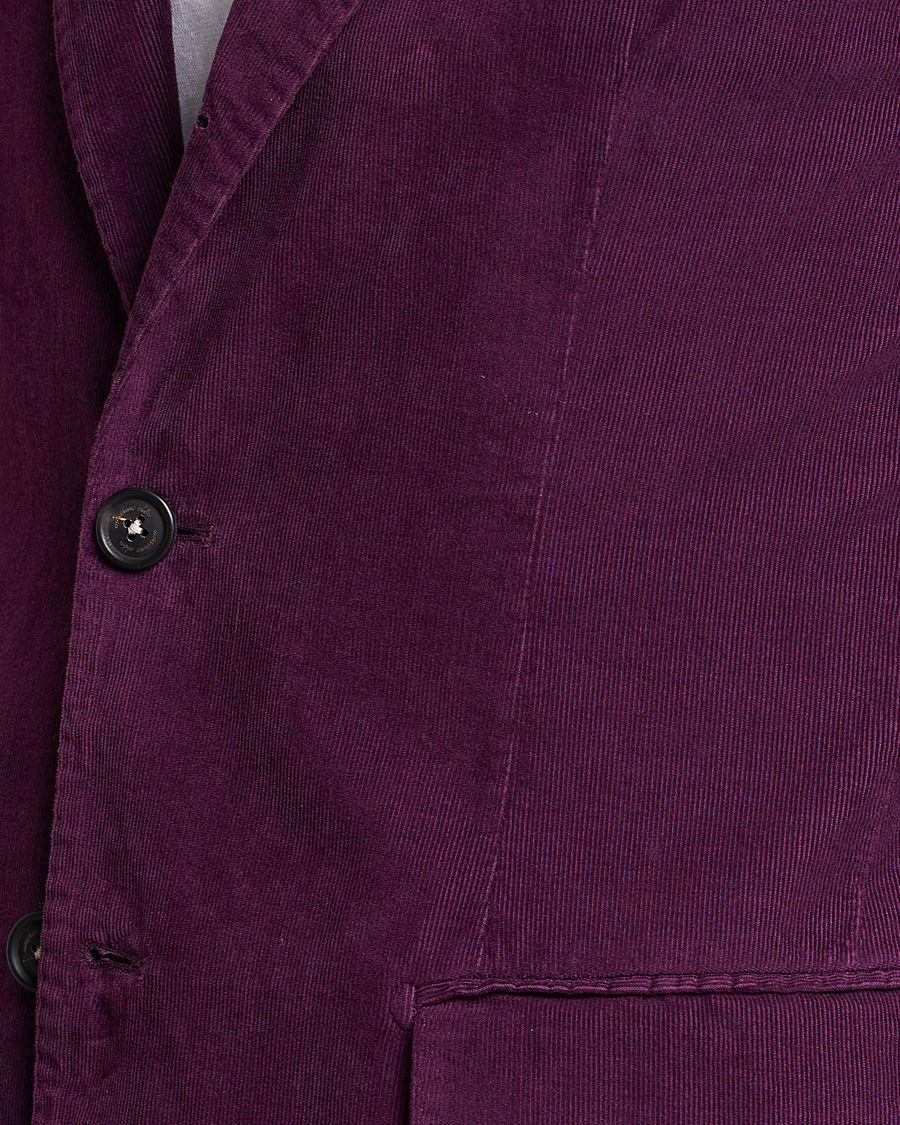 Herre | Blazere & jakker | Massimo Alba | Baby Corduroy Blazer Plum