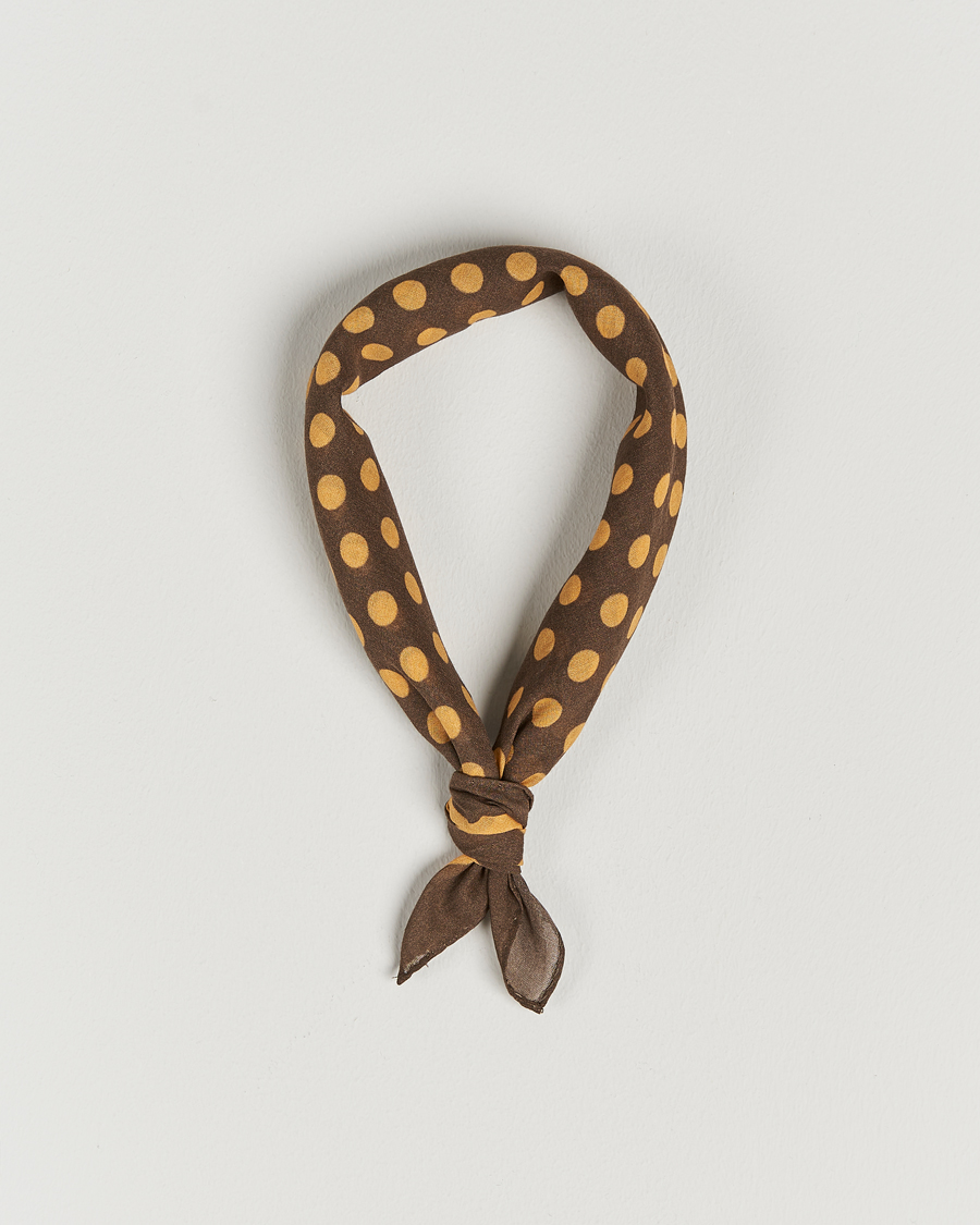 Herre | Massimo Alba Cotton Voile Bandana Cacao | Massimo Alba | Cotton Voile Bandana Cacao