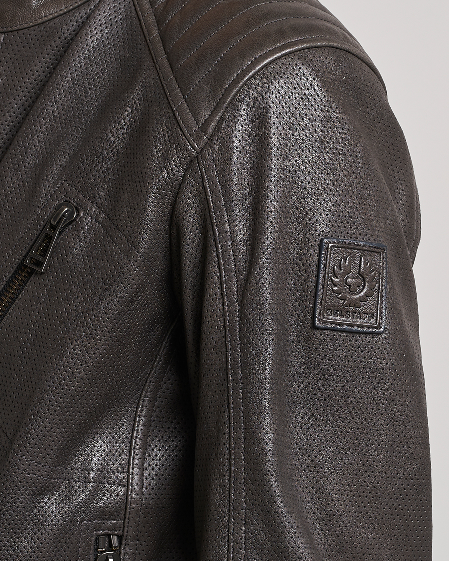 Herre | Jakker | Belstaff | V Racer Air Leather Jacket Dark Grey
