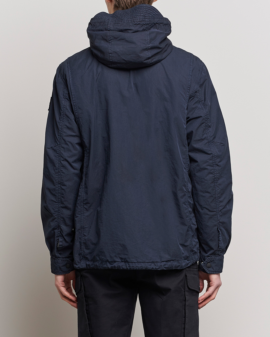 Herre | Jakker | Belstaff | Deploy Cotton/Nylon Field Jacket Dark Ink/Black
