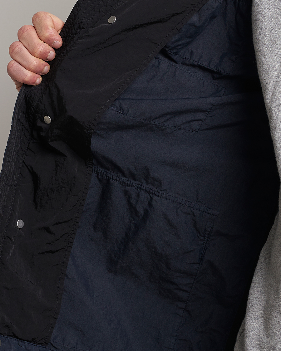 Herre | Jakker | Belstaff | Deploy Cotton/Nylon Field Jacket Dark Ink/Black